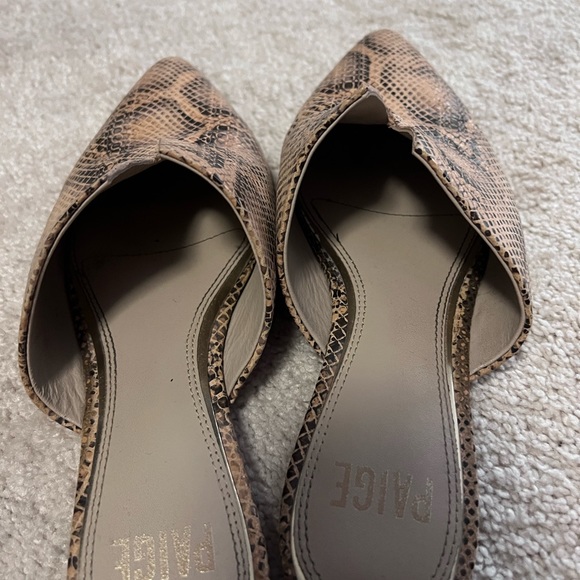 Paige snake skin slides, size 7 - Picture 3 of 3